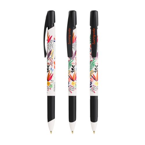 Stylo BIC Media Clic Grip Ecolutions couleur pleine - image 4