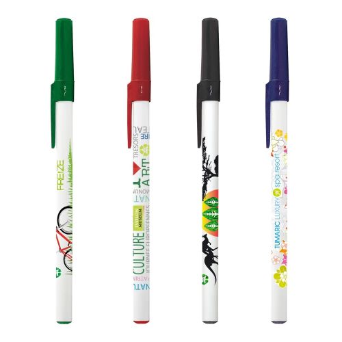 Stylo BIC Round Stic Ecolutions couleur pleine - image 1