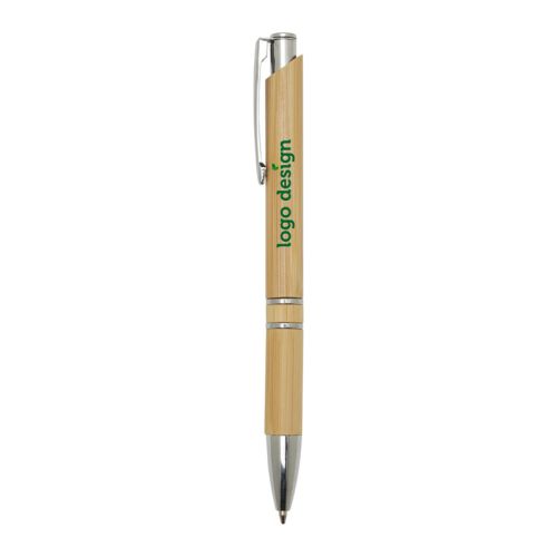 Stylo à bille élégant en bambou - image 1