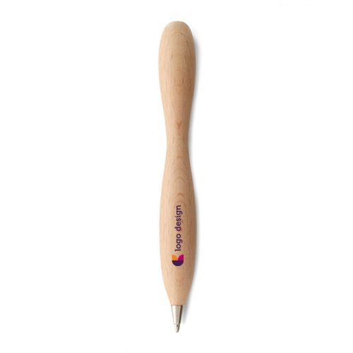 Stylo en bois avec courbure - image 1