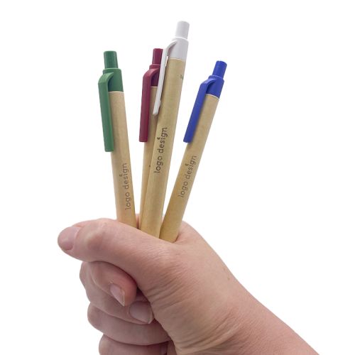 Stylo à bille écologique en carton - image 8