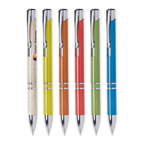 Stylo bille de luxe en paille de blé - image 1