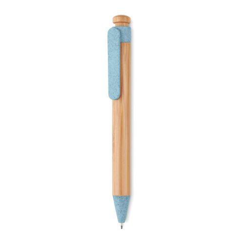 Stylo en paille de blé et bambou | gravure - image 3