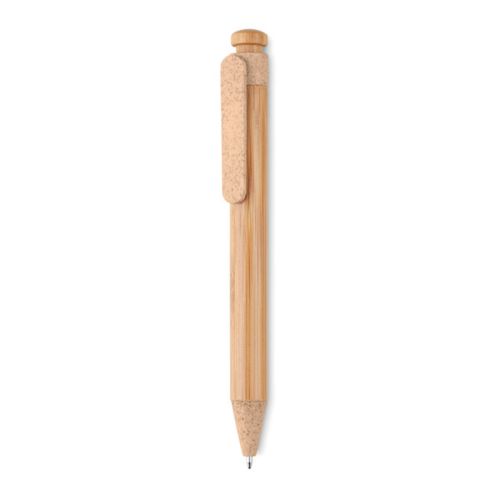 Stylo en paille de blé et bambou | gravure - image 4