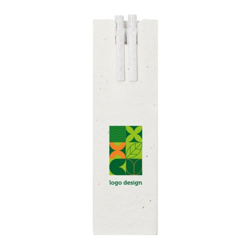 Ensemble d'écriture en cartons de lait - image 1