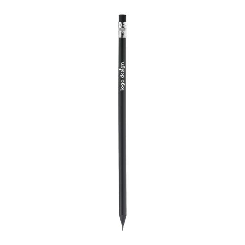 Crayon noir avec gomme - image 1