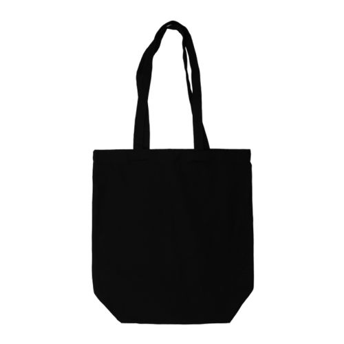 Petit cabas en toile noir - image 2