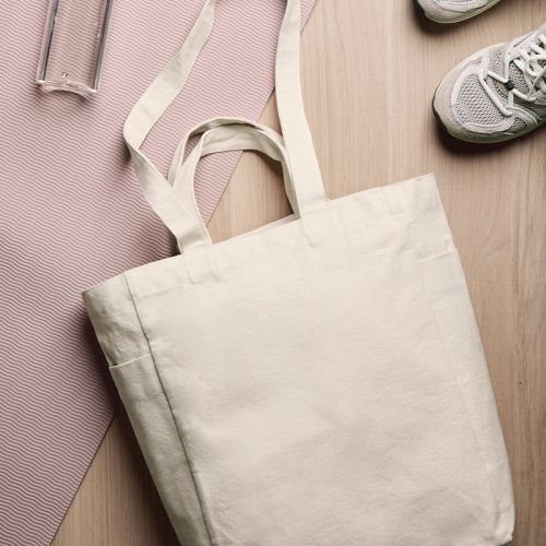 Sac en toile avec fermeture zippée - image 7