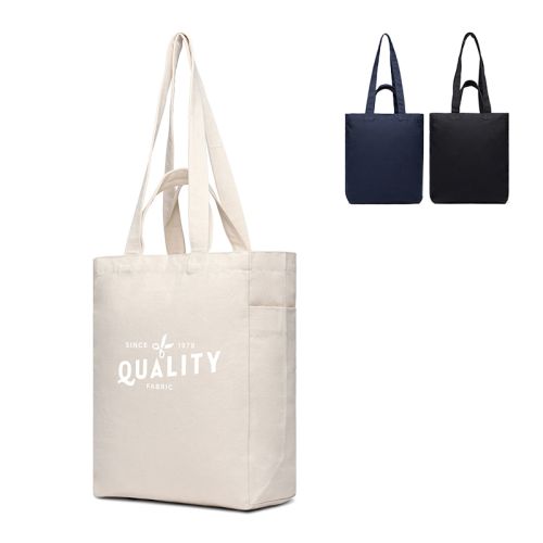 Sac en toile avec fermeture zippée - image 1