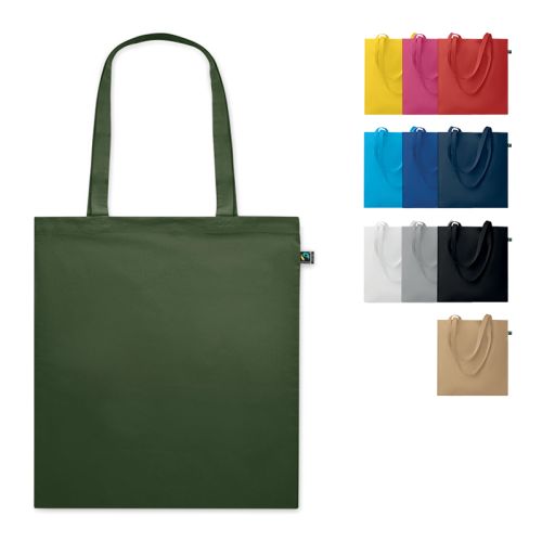 Sac cabas coloré Fairtrade | non imprimé - image 1