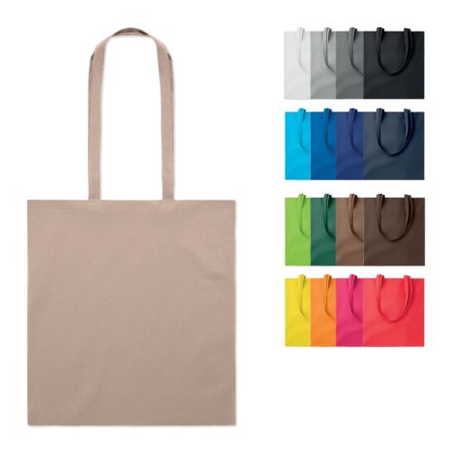 Sac en coton coloré | non imprimé - image 1