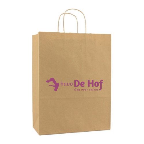 Sac en papier coloré M | 100 g/m² - image 1