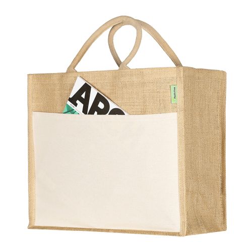 Sac shopping en jute sans plastique - image 3