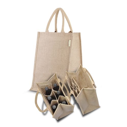 Sac en jute combiné - image 3