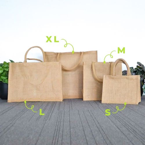 Sac en jute naturel XL - image 3