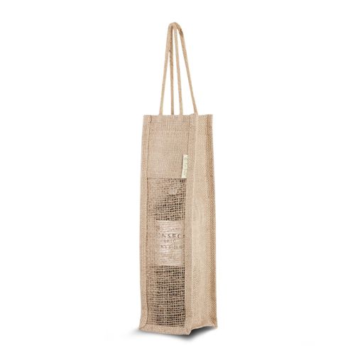 Sac à vin en jute (1 bouteille) - image 2