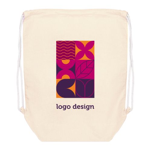 Sac à dos en coton | 155 gr./m² - image 1