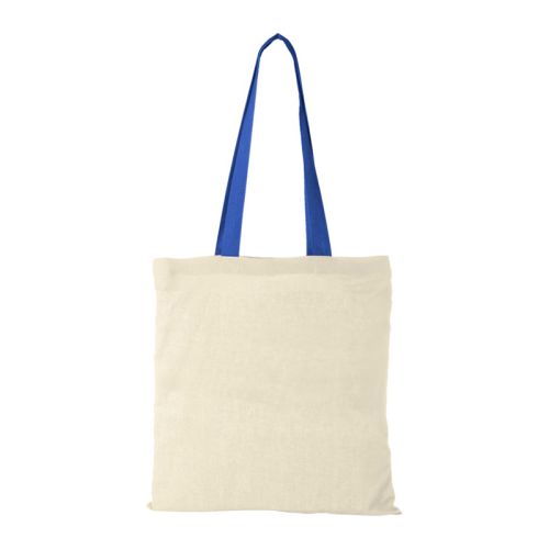 Sac en coton avec anses colorées - image 3