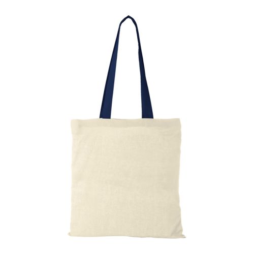 Sac en coton avec anses colorées - image 2