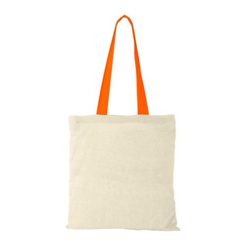Sac en coton avec anses colorées - image 6