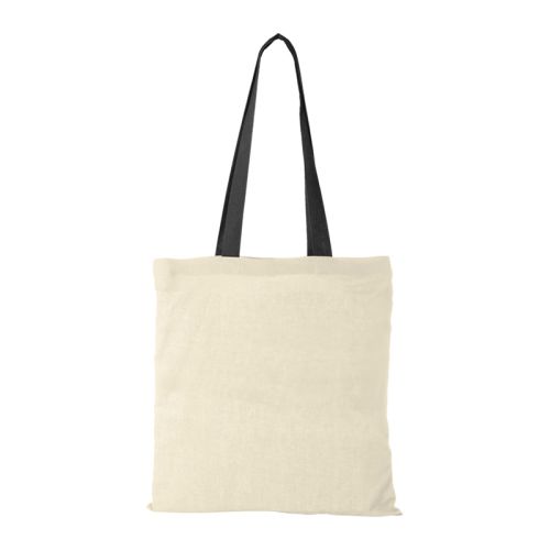 Sac en coton avec anses colorées - image 8