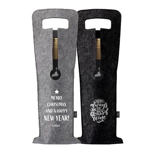 Sac à vin RPET | Noël - image 1