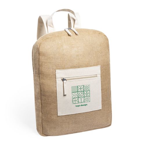 Sac à dos en jute - image 1