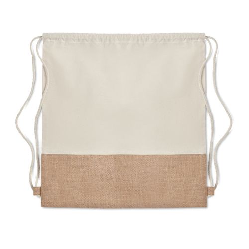 Sac à dos en coton avec jute - image 3
