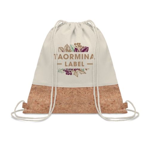 Sac à dos en coton avec liège - image 1