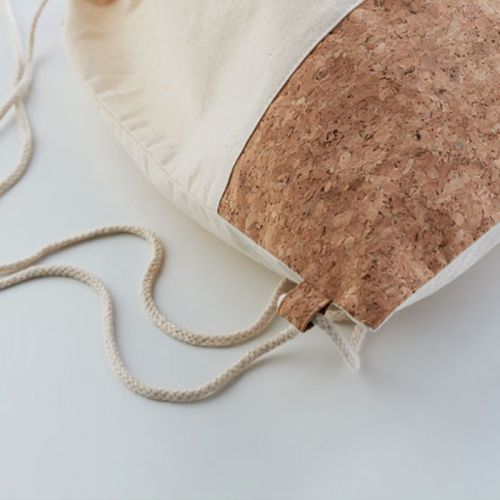 Sac à dos en coton avec liège - image 3