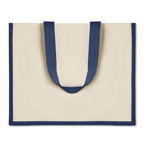Sac shopping en toile et jute - image 2