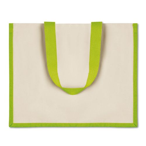 Sac shopping en toile et jute - image 5