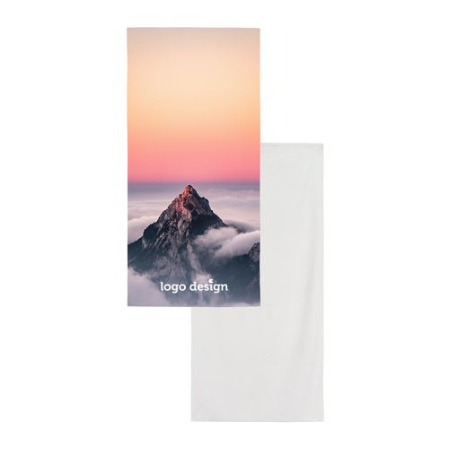 Serviette en coton et velours - image 1