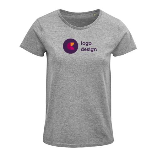 T-shirt femme en coton - image 1