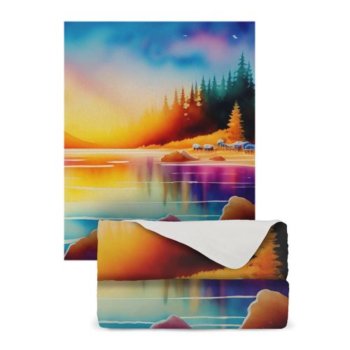 Plaid en polaire recyclée RPET - image 2