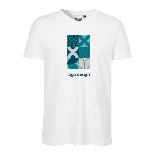 T-shirt homme Fairtrade col en V - image 1