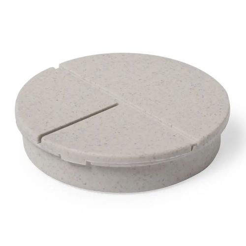 Boîte à pilules ronde en bambou - image 2