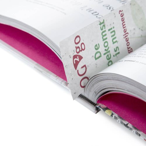 Marque-page en papier ensemencé | 120 g/m² - image 3