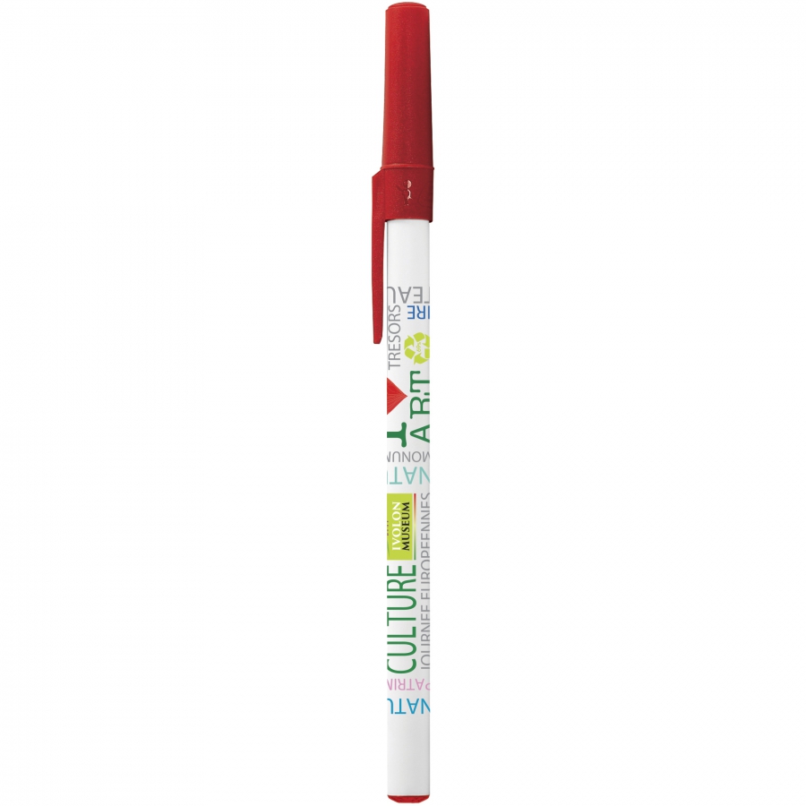 Stylo BIC Round Stic Ecolutions couleur pleine - image 4